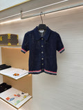 THOM 26S SHORT-SLEEVED KNIT POLO SHIRT STYLE 152