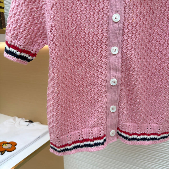 THOM 26S SHORT-SLEEVED KNIT POLO SHIRT STYLE 151