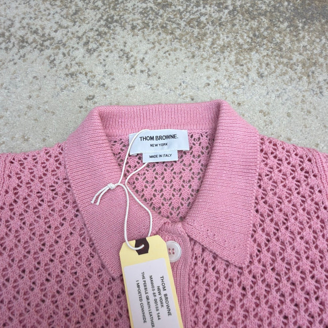 THOM 26S SHORT-SLEEVED KNIT POLO SHIRT STYLE 151