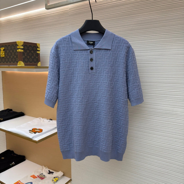 FENDI 26S KNIT POLO SHIRT 036