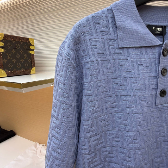 FENDI 26S KNIT POLO SHIRT 036