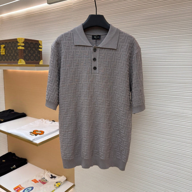 FENDI 26S KNIT POLO SHIRT 035