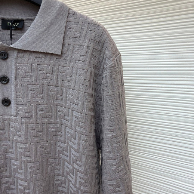 FENDI 26S KNIT POLO SHIRT 035