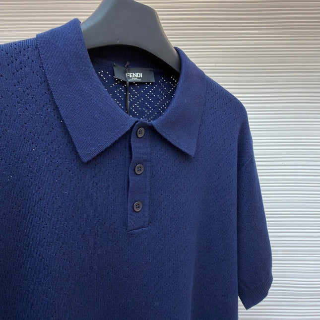 FENDI 26S KNIT POLO SHIRT 029