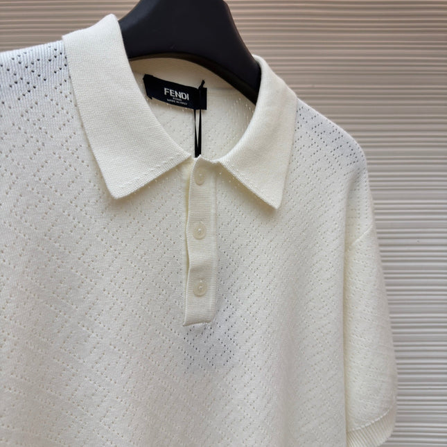 FENDI 26S KNIT POLO SHIRT 028