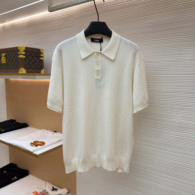 FENDI 26S KNIT POLO SHIRT 028