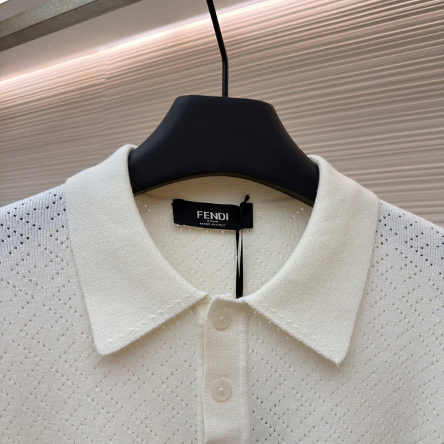 FENDI 26S KNIT POLO SHIRT 028