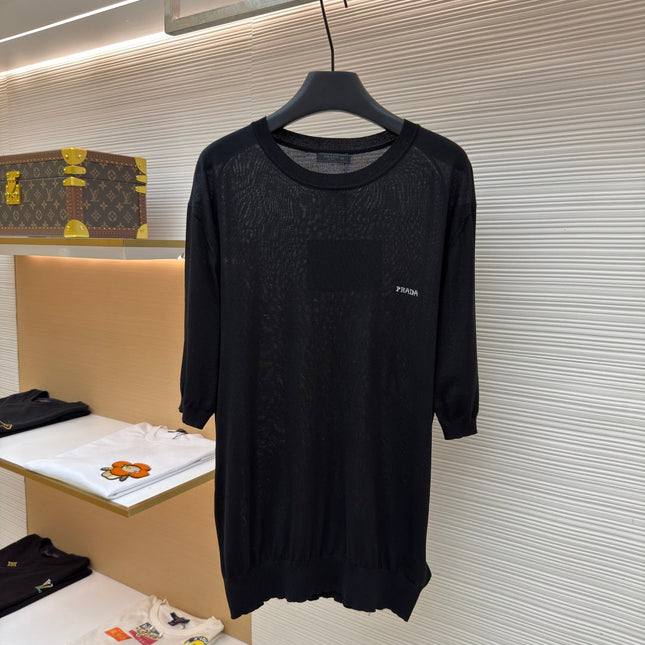 PRADA 26S SHORT-SLEEVED SWEATER STYLE 879