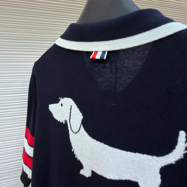 THOM 26S SHORT-SLEEVED KNIT POLO SHIRT STYLE 149