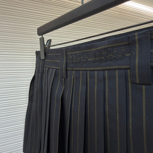 MIUMIU 26S PLEATED MINI SKIRT STYLE 1091