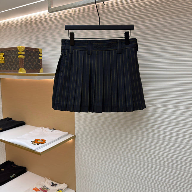 MIUMIU 26S PLEATED MINI SKIRT STYLE 1091