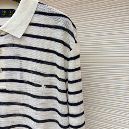 RALPH LAUREN 26S SHORT SLEEVE KNIT POLO TOP 515