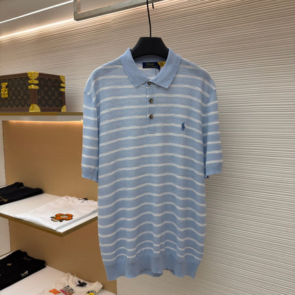 RALPH LAUREN 26S SHORT SLEEVE KNIT POLO TOP 513