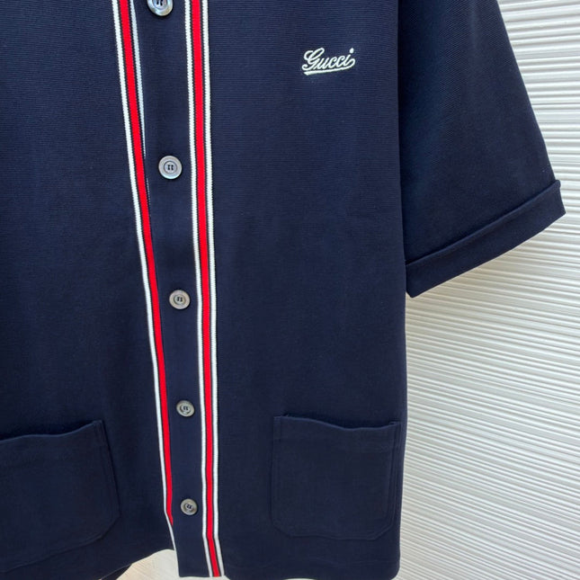 GUCCI 26S KNIT POLO CARDIGAN 293