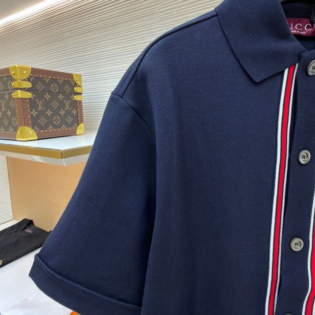 GUCCI 26S KNIT POLO CARDIGAN 293
