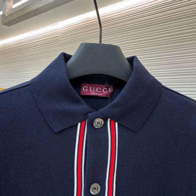 GUCCI 26S KNIT POLO CARDIGAN 293