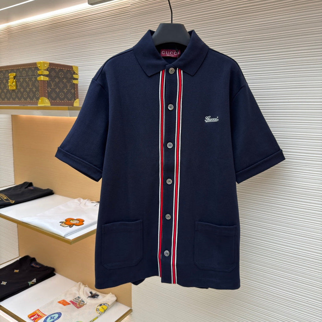 GUCCI 26S KNIT POLO CARDIGAN 293