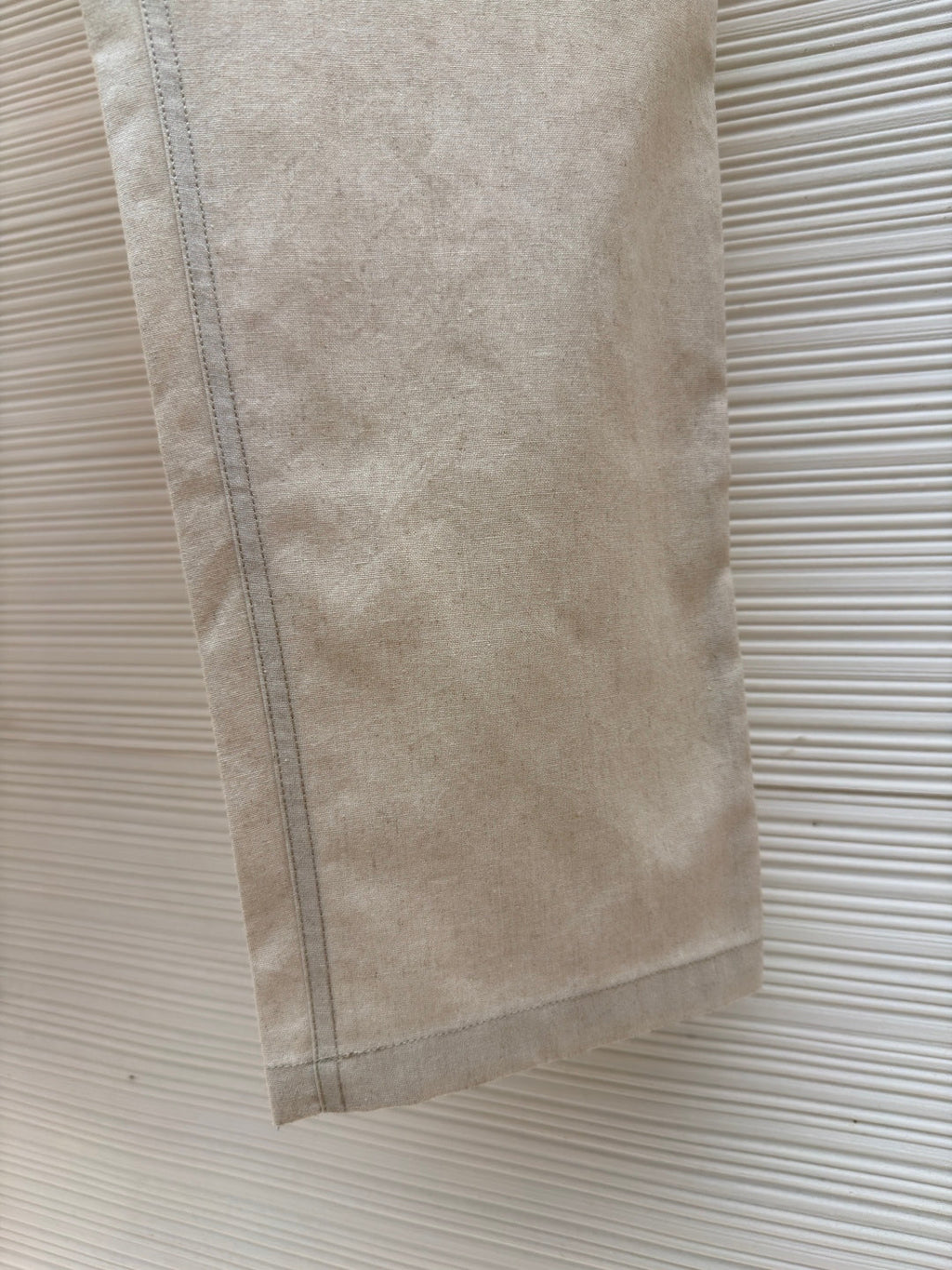 PRADA 26S LINEN COTTON TROUSERS 1015
