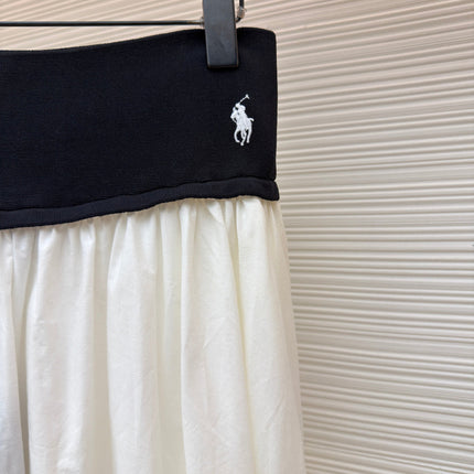 RALPH LAUREN 26S PLEATED MAXI SKIRT 430