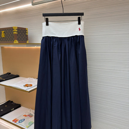 RALPH LAUREN 26S PLEATED MAXI SKIRT 429