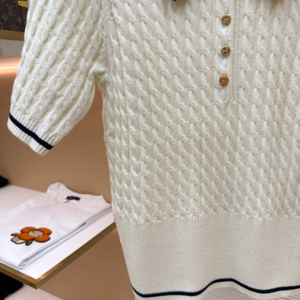 THOM 26S SHORT SLEEVE POLO KNIT TOP STYLE 237