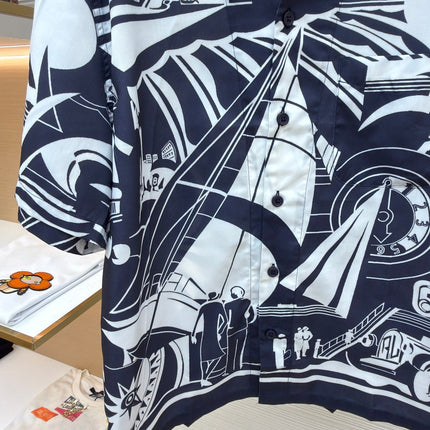 RALPH LAUREN 26S PRINTED SHORT SLEEVE SHIRT 341