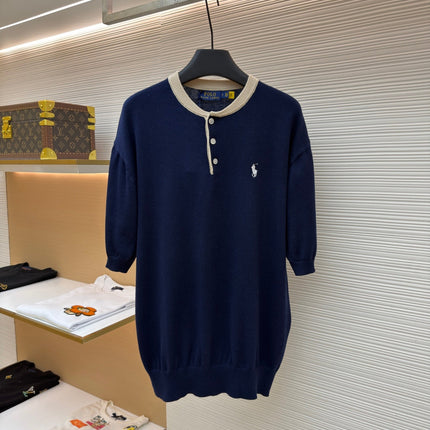 RALPH LAUREN 26S SHORT SLEEVE KNIT SWEATER 340