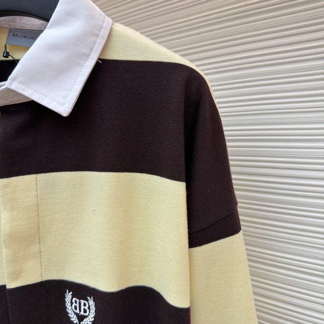 BALENCIAGA 26S LONG-SLEEVE POLO SHIRT 271