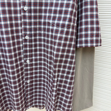 BALENCIAGA 26S FAUX-LAYERED SLEEVE SHIRT 196