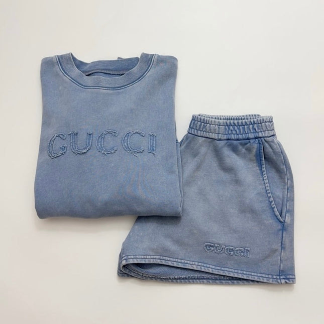 GUCCI 26S SWEATSHIRT AND SHORTS SET 188