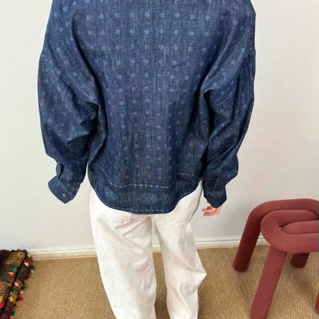 MAX MARA 25S DENIM COTTON SHIRT 168