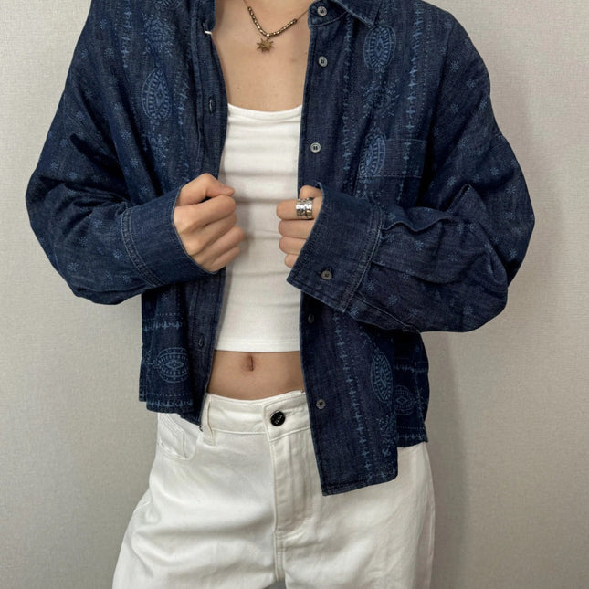 MAX MARA 25S DENIM COTTON SHIRT 168
