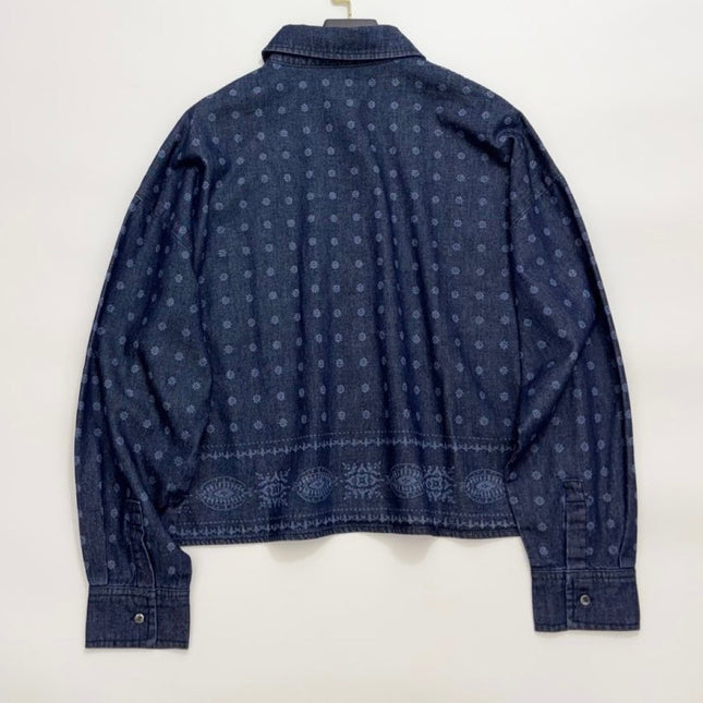 MAX MARA 25S DENIM COTTON SHIRT 168