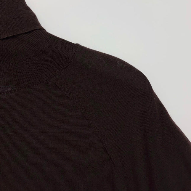 PRADA 25S SHORT-SLEEVE KNIT TURTLENECK 547