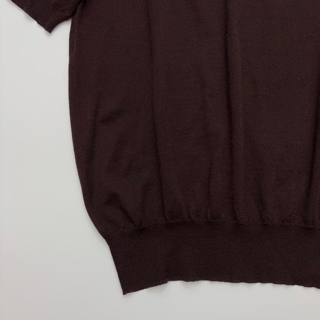 PRADA 25S SHORT-SLEEVE KNIT TURTLENECK 547