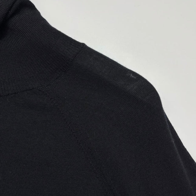 PRADA 25S SHORT-SLEEVE TURTLENECK SWEATER 430