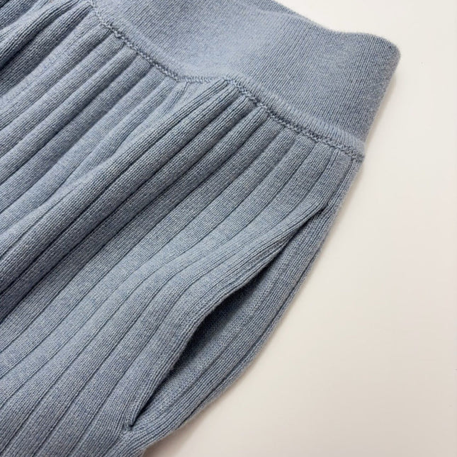 LORO PIANA 26S WIDE-LEG KNIT PANTS 974