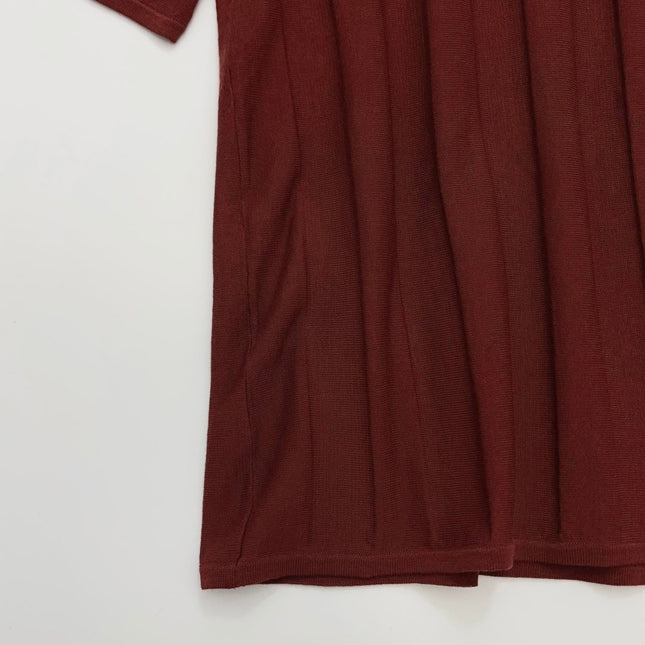 FENDI 26S SHORT-SLEEVE KNIT POLO TOP 327