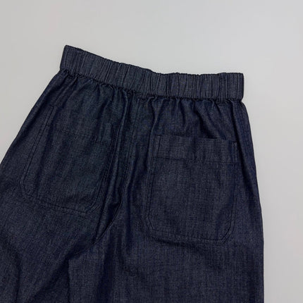 MAXMARA 26S WIDE-LEG EMBROIDERED DENIM PANTS 243