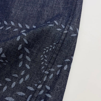 MAXMARA 26S WIDE-LEG EMBROIDERED DENIM PANTS 243