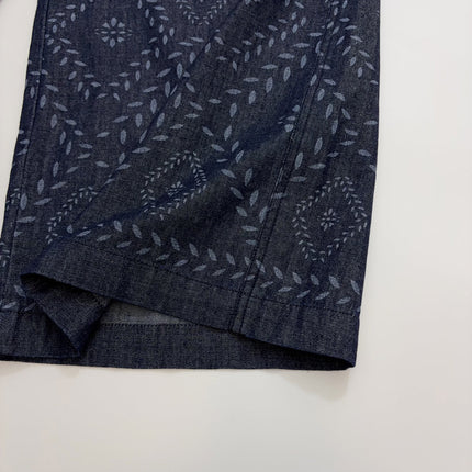 MAXMARA 26S WIDE-LEG EMBROIDERED DENIM PANTS 243