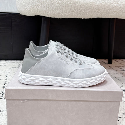 JIMMY CHOO 26S SNEAKERS IN GREY SUEDE