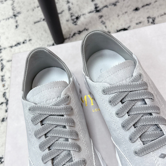 JIMMY CHOO 26S SNEAKERS IN GREY SUEDE