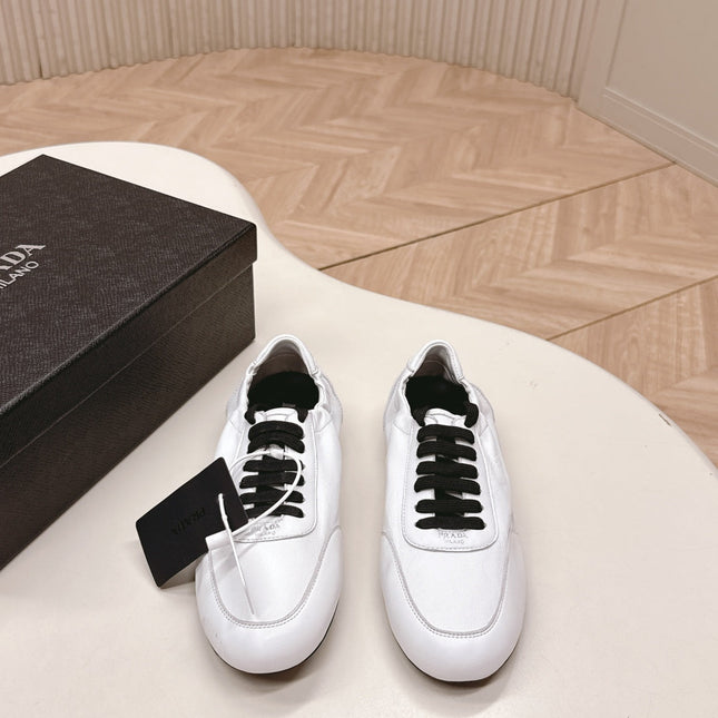 PRADA 26S MARY JANE SHOES IN WHITE CALFSKIN