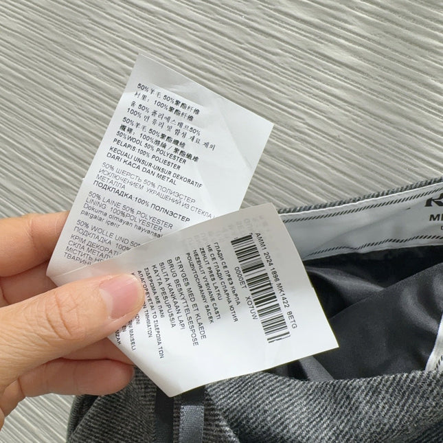 PRADA 25S LONG PLEATED SKIRT 212