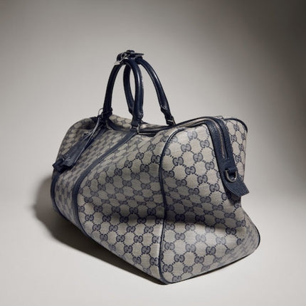 GUCCI 26S DUFFLE BAG 52 IN TAUPE CANVAS
