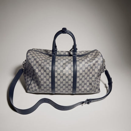 GUCCI 26S DUFFLE BAG 52 IN TAUPE CANVAS