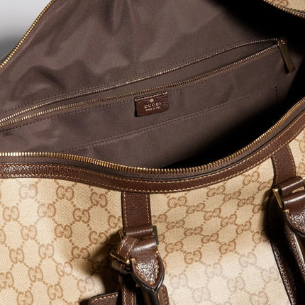 GUCCI 26S DUFFLE BAG 52 IN BEIGE CANVAS