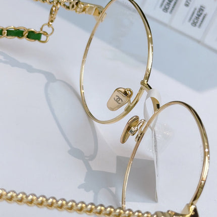 CHANEL 26S ROUND RECTANGULAR GLASSES IN METAL FRAME 408121