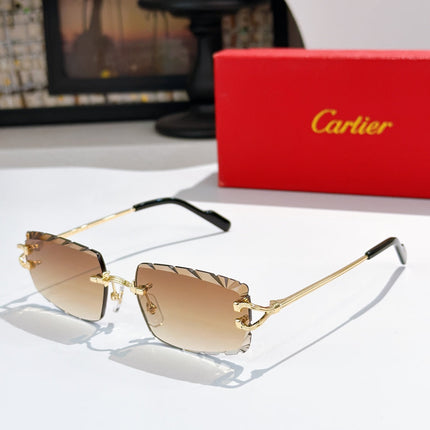 CARTIER 26S RIMLESS GEOMETRIC FRAME IN METAL 441534